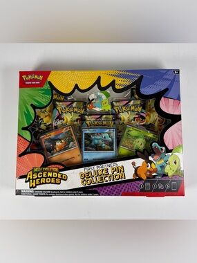 Pokemon TCG Ascended Heroes First Partner Deluxe Pin Collection Box Sealed New